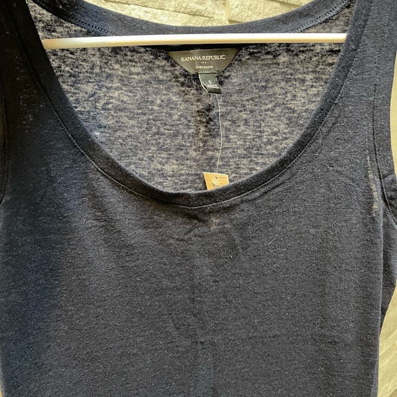 NWT Banana Republic Linen Blend Tank Top - Picture 3 of 6